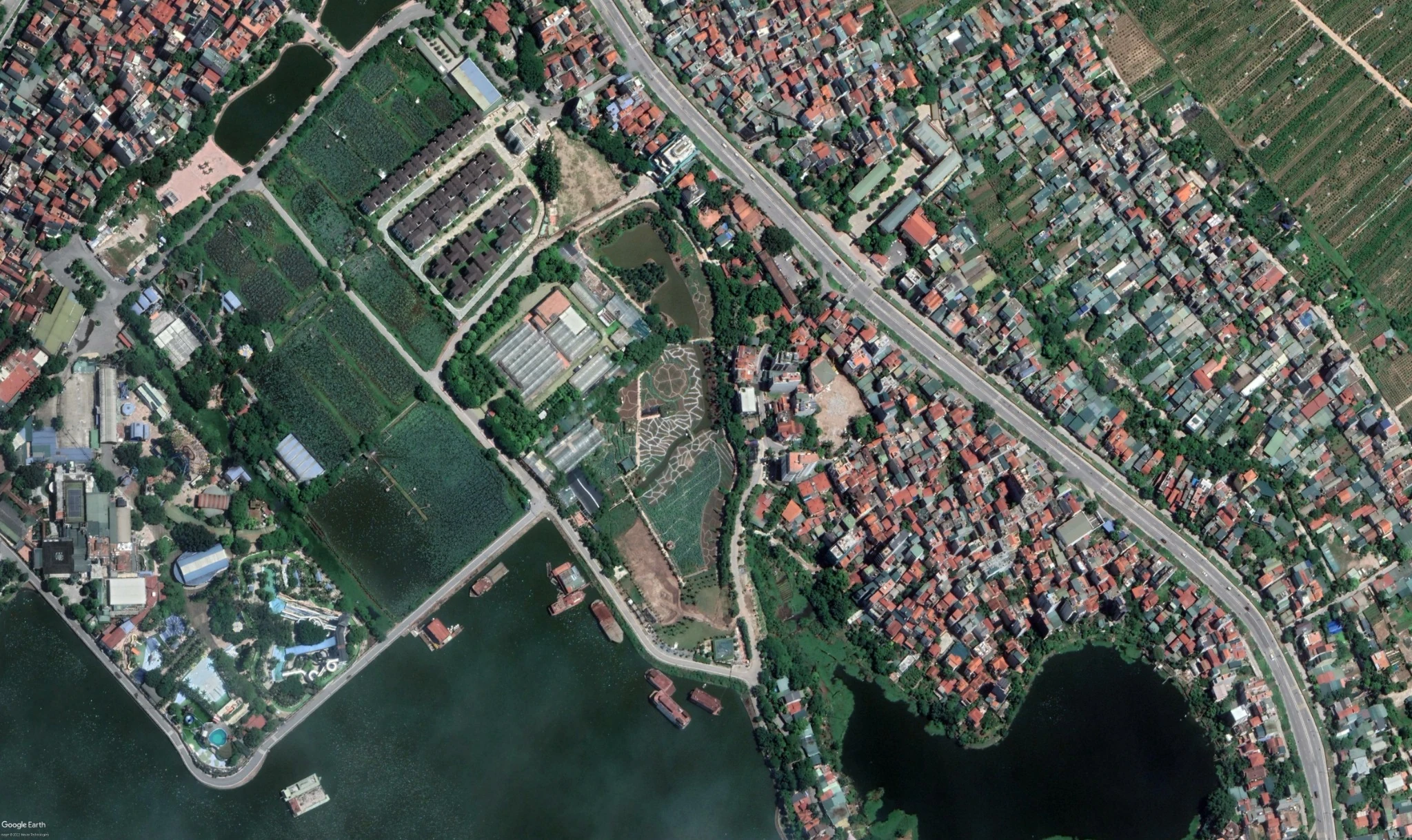 Hanoi Theater — aerial site photograph