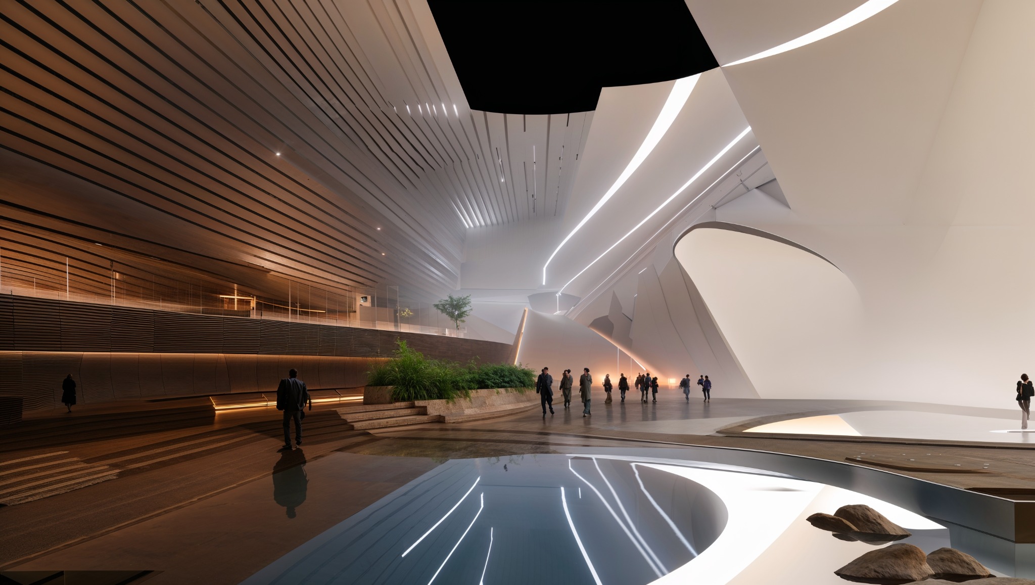 Hanoi Theater — interior public circulation
