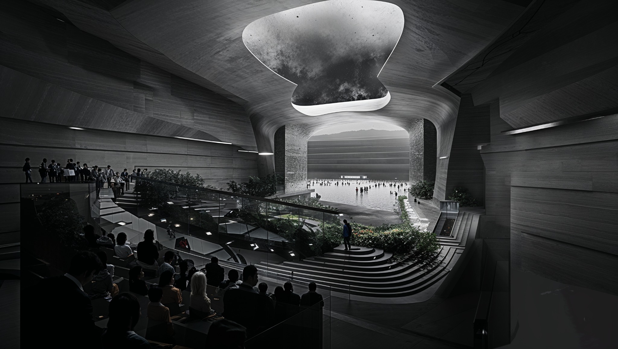 Hanoi Theater — interior atmospheric view